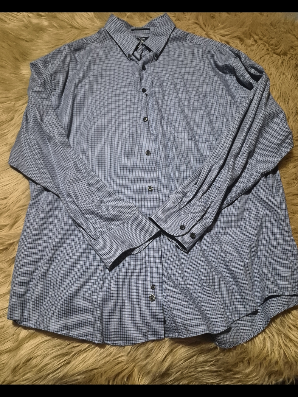 Hunt Club Long Sleeve Button Down Collar Dress Shirt